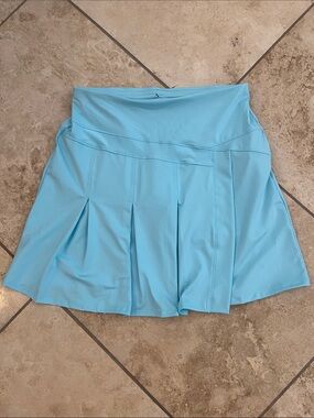 Lucky in Love Teal Pleated Athletic Skort S